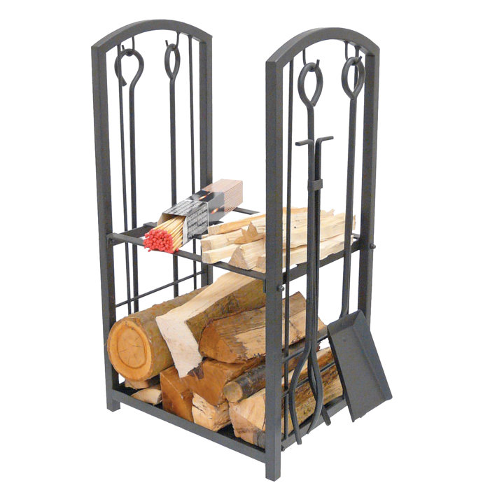 Symple Stuff Station Steel Log Carrier Wayfair.co.uk